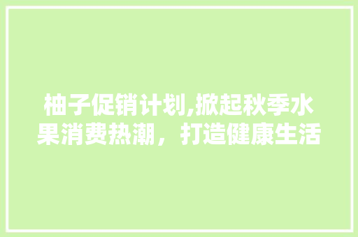 柚子促销计划,掀起秋季水果消费热潮，打造健康生活新风尚